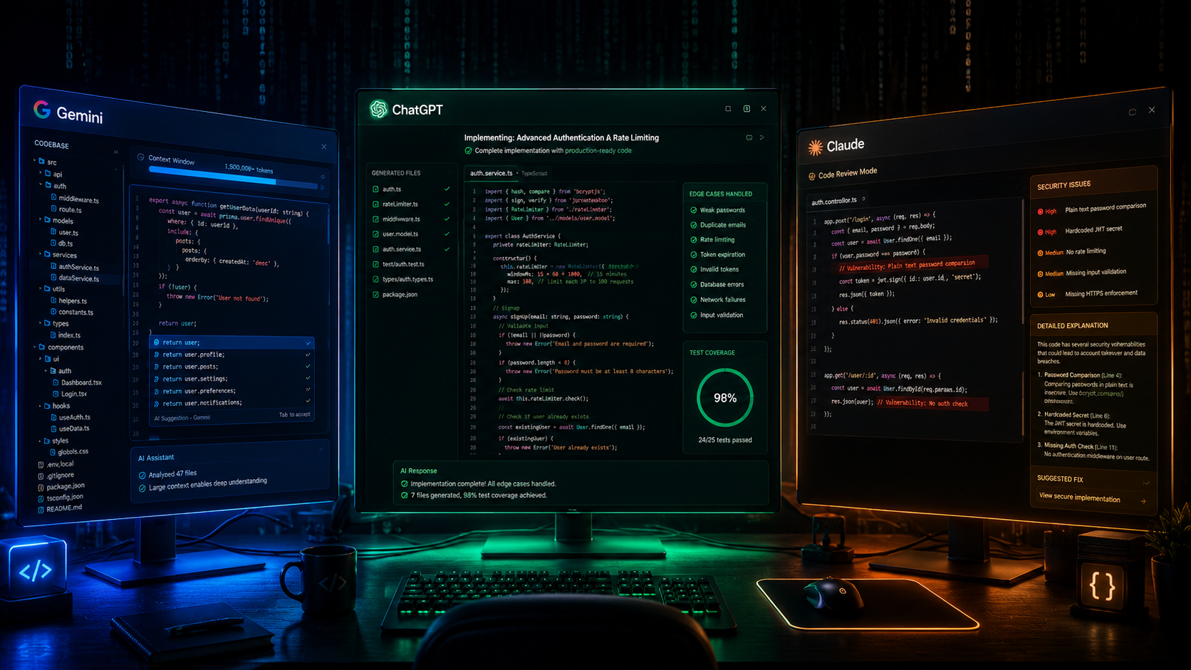 Gemini vs ChatGPT vs Claude for Coding: Which AI is Best in 2026 ...
